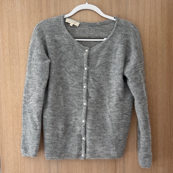 Sézane Gaspard Cardigan. Size S. Mottled Grey. New without tags. - Picture 2 of 6